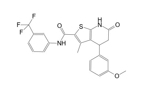 thieno[2,3-b]pyridine-2-carboxamide, 4,5,6,7-tetrahydro-4-(3-methoxyphenyl)-3-methyl-6-oxo-N-[3-(trifluoromethyl)phenyl]-