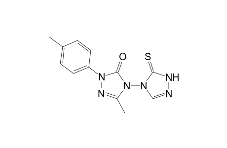 5-Methyl-2-(p-tolyl)-5'-thioxo-[4,4'-bis(1,2,4)-triazol]-3(1'H,2H)-one