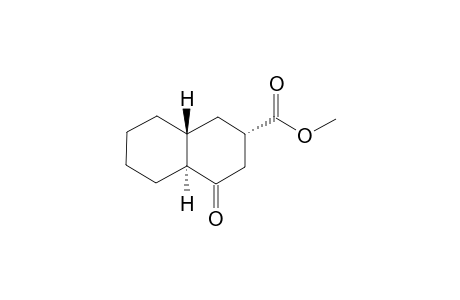 (2S,4aS,8aR)-4-ketodecalin-2-carboxylic acid methyl ester