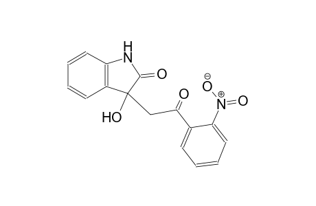 2H-indol-2-one, 1,3-dihydro-3-hydroxy-3-[2-(2-nitrophenyl)-2-oxoethyl]-