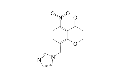 8-(1-imidazolylmethyl)-5-nitro-1-benzopyran-4-one