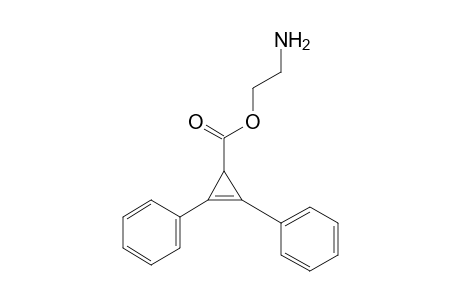 2-Cyclopropene-1-carboxylic acid, 2,3-diphenyl-, 2-aminoethyl ester