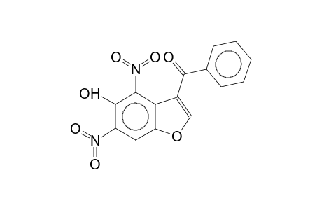 3-benzoyl-4,6-dinitro-5-hydroxybenzofuran