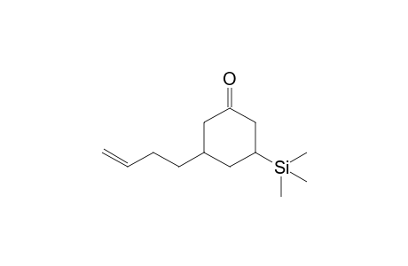 3-(But-3-enyl)-5-(trimethylsilyl)cyclohexan-1-one