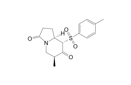 (6S,8S,8aS)-6-Methyl-8-(p-toluenesulfonyl)perhydro-3,7-indolizidinedione