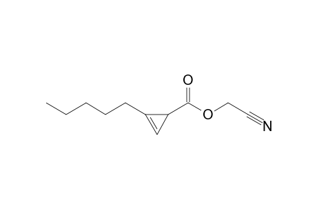 Cyanomethyl 1-amylcyclopropane-3-carboxylate