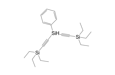 [Bis[2-(triethylsilyl)ethynyl]silyl]benzene