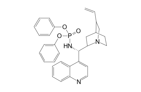 (1S)-N-diphenoxyphosphoryl-1-(4-quinolyl)-1-(5-vinylquinuclidin-2-yl)methanamine