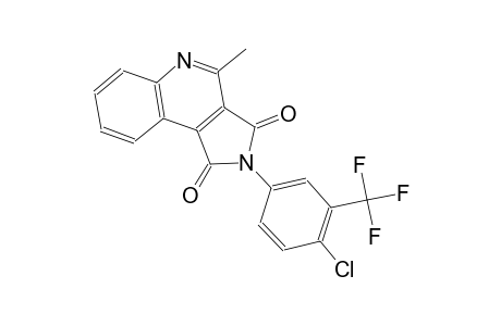 1H-pyrrolo[3,4-c]quinoline-1,3(2H)-dione, 2-[4-chloro-3-(trifluoromethyl)phenyl]-4-methyl-