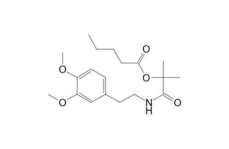 1-[N-[2-(3,4-Dimethoxyphenyl)ethyl]carbamoyl]-1-methylethyl pentanoate