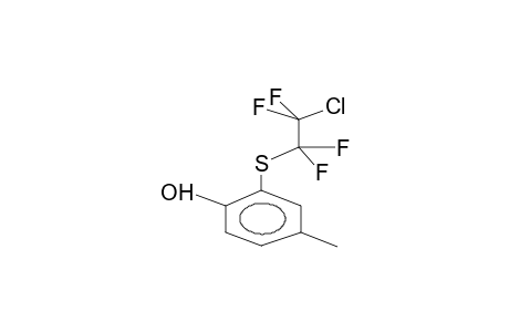 2-(2-CHLORO-1,1,2,2-TETRAFLUOROETHYLTHIO)-4-METHYLPHENOL