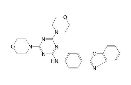 1,3,5-triazin-2-amine, N-[4-(2-benzoxazolyl)phenyl]-4,6-di(4-morpholinyl)-