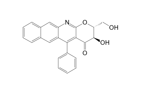 (2R,3R)-2,3-Dihydro-3-hydroxy-2-hydroxymethyl-5-phenylbenzo[g]pyrano[2,3-b]quinolin-4-one