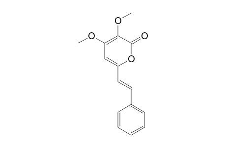 3,4-DIMETHOXY-6-STYRYL-PYRAN-2-ONE