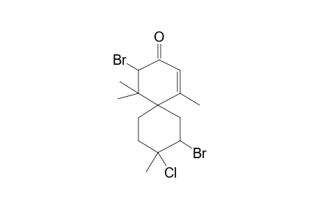 Chamigran-7-en-9-one, 2,10-dibromo-3-chloro-