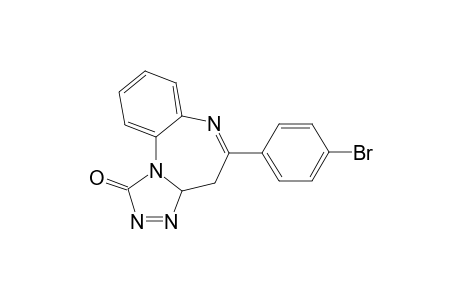 5-(4-bromophenyl)-3a,4-dihydro-[1,2,4]triazolo[4,3-a][1,5]benzodiazepin-1-one