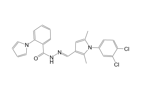 N'-{(E)-[1-(3,4-dichlorophenyl)-2,5-dimethyl-1H-pyrrol-3-yl]methylidene}-2-(1H-pyrrol-1-yl)benzohydrazide