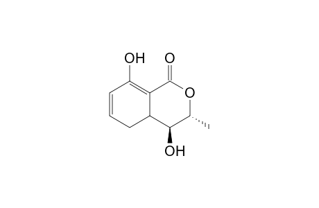 (3R,4S)-4,8-dihydroxy-3-methyl-3,4,4a,5-tetrahydro-1H-2-benzopyran-1-one