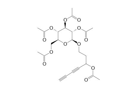 HEPTA-4,6-DIYNE-1,3-DIOL-1-O-BETA-D-GLUCOPYRANOSIDE-PENTAACETATE