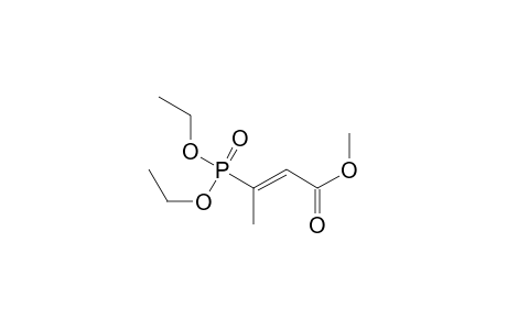 (E)-3-diethoxyphosphoryl-2-butenoic acid methyl ester