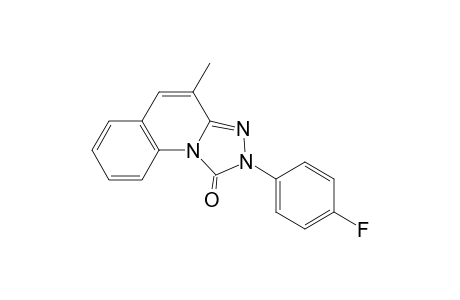 2-(4-Fluoro-phenyl)-4-methyl-2H-[1,2,4]triazolo[4,3-a]quinolin-1-one