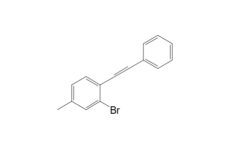 (E)-1-Bromo-2-(phenylethynyl)-5-methylbenzene