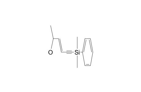 (E)-6-(dimethyl-phenylsilyl)hex-3-en-5-yn-2-ol