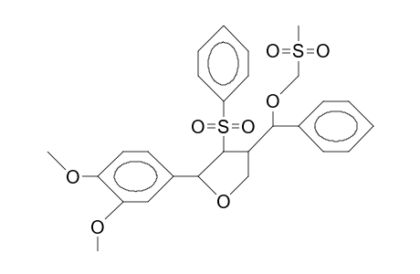 (2S,3S,4R,AS)-2-(3,4-dimethoxy-phenyl)-3-phenylsulfonyl-4-(A-methylsulfonylmethoxy-benzyl)-tetrahydro-furan