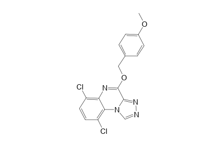 6,9-Dichloro-4-(p-methoxybenzyloxy)[1,2,4]triazolo[4,3-a]quinoxaline