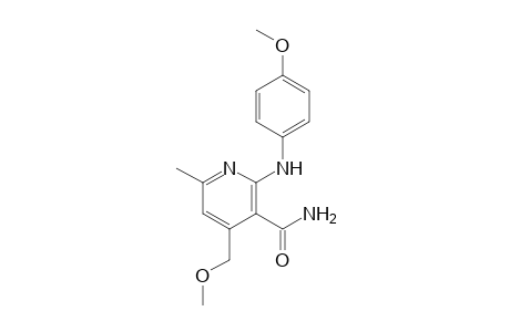 2-(4-Methoxyphenyl)amino-4-methoxymethyl-6-methylnicotinamide