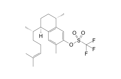 rac-(5R,8S)-3,8-Dimethyl-5-((S)-6-methylhept-5-en-2-yl)-5,6,7,8-tetrahydronaphthalen-2-yl trifluoromethanesulfonate