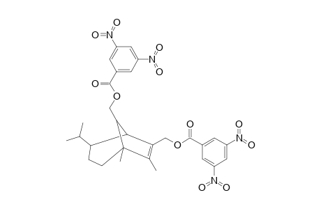 (6-([(3,5-Dinitrobenzoyl)oxy]methyl)-4-isopropyl-1,7-dimethylbicyclo[3.2.1]oct-6-en-8-yl)methyl 3,5-dinitrobenzoate