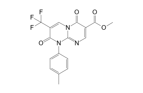 7-Methoxy-carbonyl-1-p-tolyl-3-trifluoromethyl-1H-pyrimido[1,2-a]pyrimidine-2,6-di-one