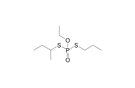 Phosphorodithioic acid, O-ethyl S-(1-methylpropyl) S-propyl ester