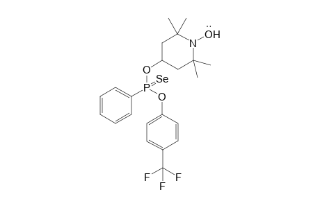 Phenylselenophosphonic 2,2,6,6-tetramethyl-1-oxyl-4-oxypiperidyl 4-trifluoromethylphenoxide