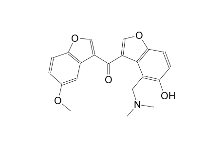 methanone, [4-[(dimethylamino)methyl]-5-hydroxy-3-benzofuranyl](5-methoxy-3-benzofuranyl)-