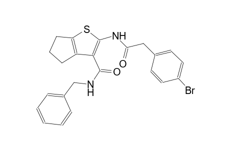 N-benzyl-2-{[(4-bromophenyl)acetyl]amino}-5,6-dihydro-4H-cyclopenta[b]thiophene-3-carboxamide