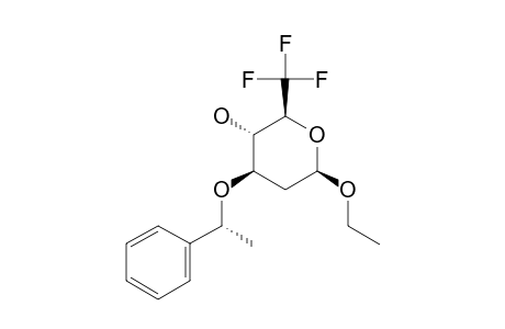 ETHYL-2,6-DIDEOXY-6,6,6-TRIFLUORO-3-O-[(1R)-1-PHENYLETHYL]-BETA-D-ARABINO-HEXOPYRANOSIDE