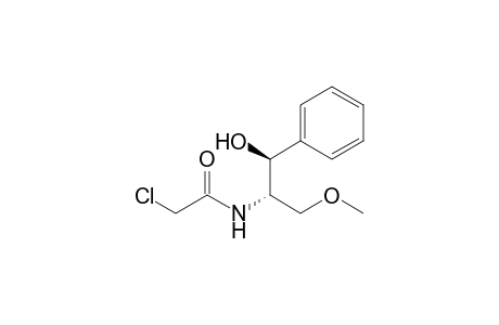 2-Chloranyl-N-[(1S,2S)-3-methoxy-1-oxidanyl-1-phenyl-propan-2-yl]ethanamide