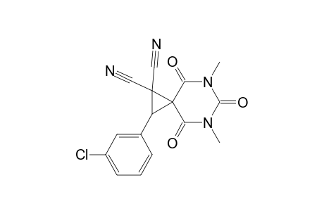 2-(3-Chlorophenyl)-5,7-dimethyl-4,6,8-trioxo-5,7-diazaspiro[2.5]octane-1,1-dicarbonitrile