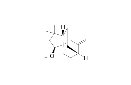(1S,2S,5S,8S)-2-Methoxy-4,4-dimethyl-9-methylene-tricyclo[6.2.2.0*1,5*]dodecane
