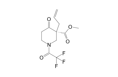 (R)-Methyl 3-Allyl-4-oxo-1-(trifluoroacetyl)piperidine-3-carboxylate