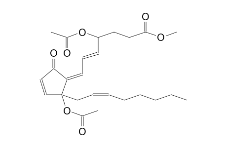 PROSTA-5,7,10,14-TETRAEN-1-OIC ACID, 4,12-BIS(ACETYLOXY)-9-OXO-METHYL-