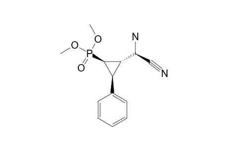 [2R-(AMINOCYANOMETHYL)-3R-PHENYL-CYCLOPROPYL]-1R-PHOSPHONIC-ACID-DIMETHYLESTER