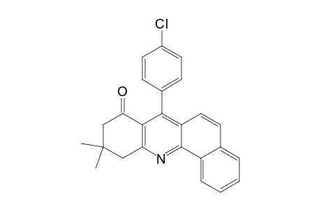 7-(4-Chlorophenyl)-10,10-dimethyl-9,11-dihydronaphtho[1,2-b]quinolin-8-one