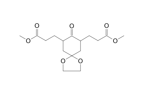 1,4-Dioxaspiro[4,5]decane-7,9-dipropionic acid, 8-oxo-, dimethyl ester