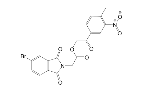 1H-isoindole-2-acetic acid, 5-bromo-2,3-dihydro-1,3-dioxo-, 2-(4-methyl-3-nitrophenyl)-2-oxoethyl ester