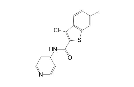 3-chloro-6-methyl-N-(4-pyridinyl)-1-benzothiophene-2-carboxamide