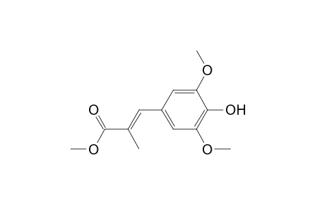 Methyl (E)-3-(4-Hydroxy-3,5-dimethoxyphenyl)-2-methylpropenoate