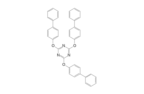 1,3,5-Triazine, 2,4,6-tris([1,1'-biphenyl]-4-yloxy)-